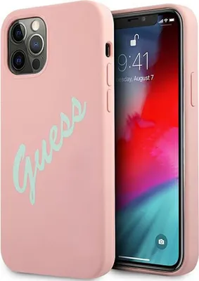 Image de Guess Guhcp12Mlsvspg Iphone 12/12 Pro6,1 Różowo Zielony/Green Pink Hardcase Silicone Vintage