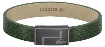 Image de Bracelet Grü nes Monogram Leather 2040186 - Longueur : 17,5 cm
