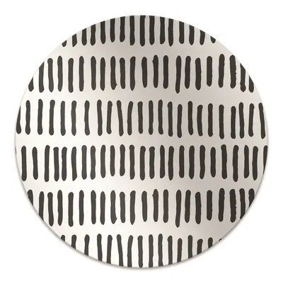 Produktbild von Rundmatte - Stuhlunterlage Bürostuhlunterlage - Rund Ø 100 cm - Bodenmatte - Fußmatte - Abstrakte Bindestringe