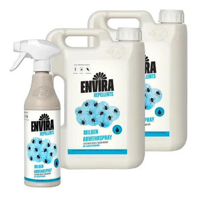 Produktbild von Envira Milben Abwehrspray im Nachfüllpack 2x2L + 500ml