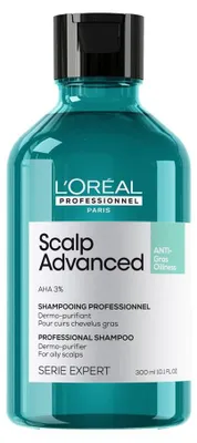 Zdjęcie produktu dla L´Oréal Professionnel Scalp Advanced Anti-Oiliness Shampoo szampon oczyszczający do tłustej skóry głowy 300 ml