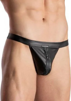 Produktbild von Manstore Zipped String Tanga M2116 Underwear Black S