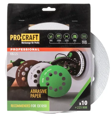 Obrázek produktu pro Brusný papír 10 ks.  Procraft КB225.40