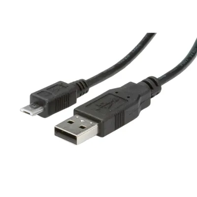 Obrázek produktu pro ROLINE USB 2.0 kabel USB A(M) - microUSB B(M), 3m, černý (11.02.8755)