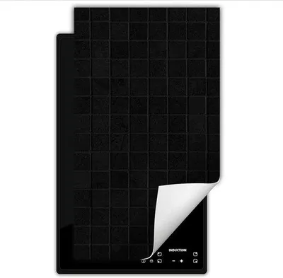 Produktbild von Famanu Abdeckplatte für Induktionskochfeld - Hitzebeständige schwarze Platte 30x52 cm