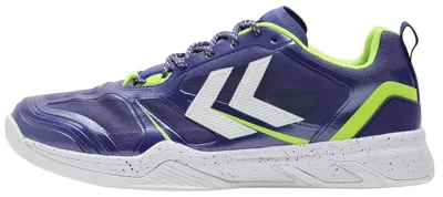 Produktbild von Hummel Uruz 2.0 Indoor Hallenschuhe Handballschuhe blau/weiß/neon 215183-7015, Schuhgröße:44 EU