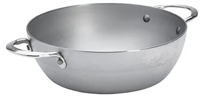 Produktbild von de Buyer 5654.28, Rund, Schwenkpfanne, Edelstahl, Keramik, Gas, Halogen, Induktion, Versiegelte Platte, 28 cm, 90 mm