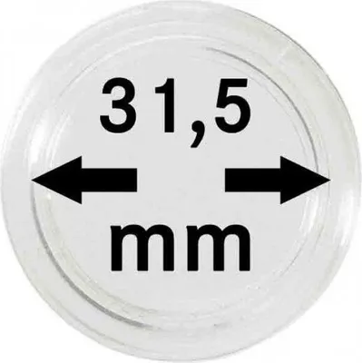 Produktbild von Lindner 2251315 Münzkapseln 31,5 mm-100er Pack
