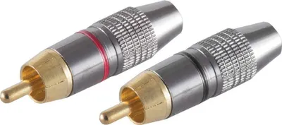 Produktbild von shiverpeaks BS52024-SET Drahtverbinder RCA Grau (BS52024-SET)