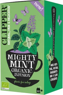 Produktbild von Pfefferminztee (MIGHTY MINT)  (20 x 1,6 g) 32 g Clipper