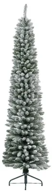 Produktbild von Pencil Pine Snowy künstlicher Weihnachtsbaum schmal 180xø50cm | grün mit Schnee