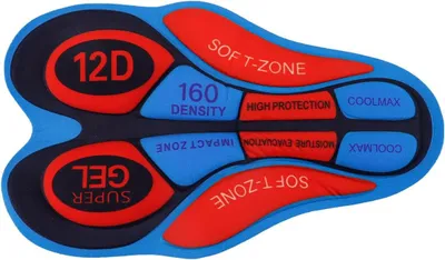 Productafbeelding van Gel zitkussen fietsbroek - Siliconen - 33,5 x 20 cm