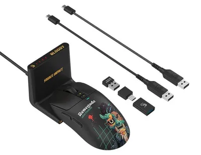 Obrázek produktu pro A4TECH Myš Bloody R72 Ultra Duo Wrls 2,4G+USB Renegade Midnight