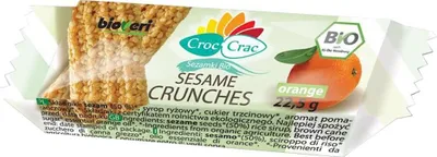 Zdjęcie produktu dla SEZAMKI POMARAŃCZOWE22,5 g - CROC-CRAC (BIOVERI)