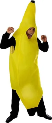 Image de Costume de mascarade - banane - taille unique