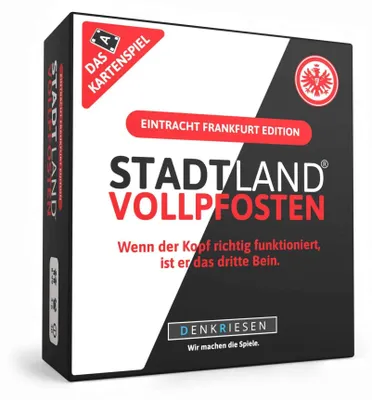 Produktbild von Stadt Land Vollpfosten® - Das Kartenspiel: Eintracht Frankfurt Edition