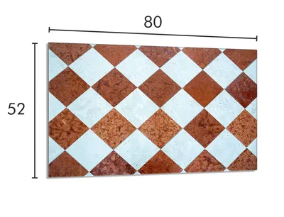 Obrázok produktu pre Ochranný sklenený plech na sporák 80x52 Mosaic