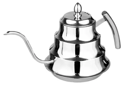 Produktbild von Edelstahl-Teekanne mit langem, schmalem Ausguss, 1,2 Liter