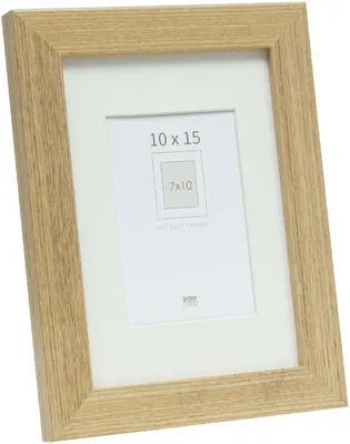 Obrázok produktu pre Deknudt S66KH1 rám na obraz dub farba pasparty biela 10x15 cm