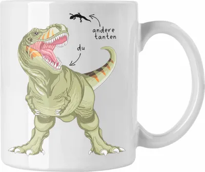 Produktbild von Trendation - Andere Tanten Du Tasse Geschenk für Beste Tante Kaffeetasse Geschenkidee Tante Geburtstag Lustig (Weiß)