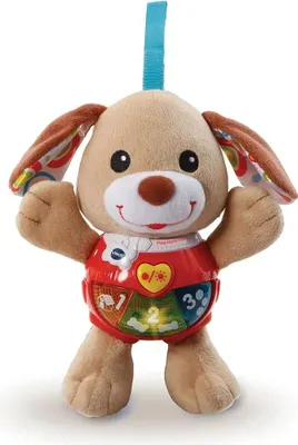 Image de VTech - Chiot en peluche interactif avec chansons et activités, stimule le développement moteur de bébé (3480-502322) VTECH Tranche d'âge : +3 mois