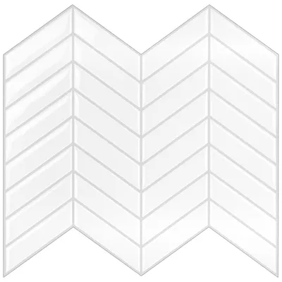Immagine prodotto di Solidchoice - Piastrelle a forma di chevron per bagno e cucina