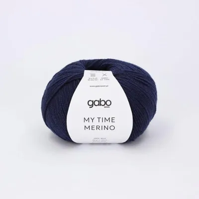 Produktbild von Gabo Wool My Time Merino 100% Wolle, Weich, , In Blau