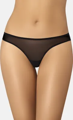 Zdjęcie produktu dla Teyli brazylijskie majtki z kwiatową koronką Lacea Female 303 czarne M