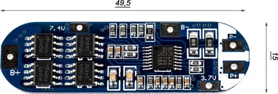 Produktbild von 3S PCB - Keeppower XZD-3S1550 (Schutzelektronik)