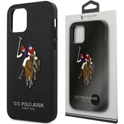 Produktbild von Us Polo Ushcp12Mpugflbk Iphone 12/12 Pro 6,1"" Czarny/Schwarz Polo Stickerei Sammlung