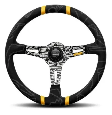 Produktbild von Momo Sportlenkrad VULTRABLK350R 350mm Mikrofaser