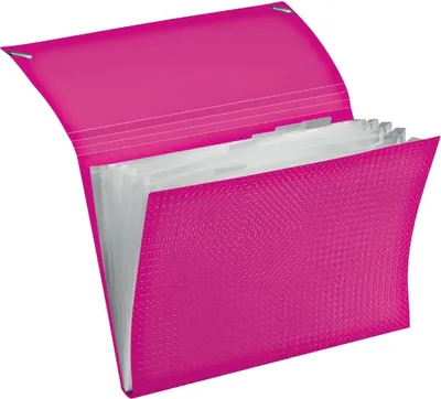 Produktbild von Veloflex Fächermappe A4 VELOCOLOR PP pink