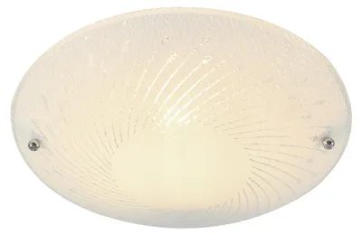 Produktbild von Deckenleuchte SNOW 10.457.25.01 Ø25CM 1 flammig, E27 Metall + Glas