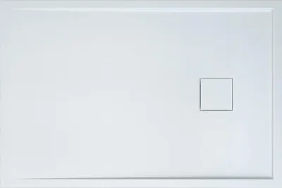 Immagine prodotto di doporro Piatto Doccia 80x120x5cm, Piatto Doccia Geoma08W in Pietra Artificiale Bianco, Forma: Rettangolare
