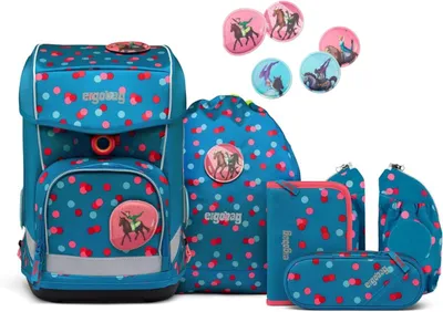Imagen del producto de Conjunto de mochilas escolares Silecomplaza Cubo Light, 6 piezas, diseño VoltiBär