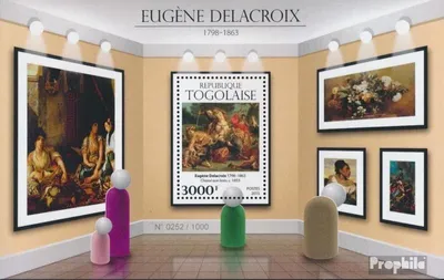 Produktbild von Briefmarken Togo 2015 Mi Block 1250 (kompl. Ausgabe) postfrisch Eugène Delacroix