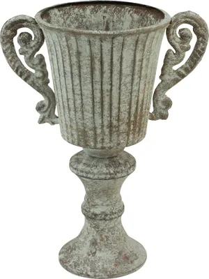 Produktbild von Dekorativer Pokal Kelch aus Metall für stilvolle Blumengestecke