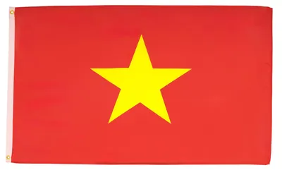 Produktbild von Flagge Vietnam - 250x150 cm - Polyester mit Messing-Ösen