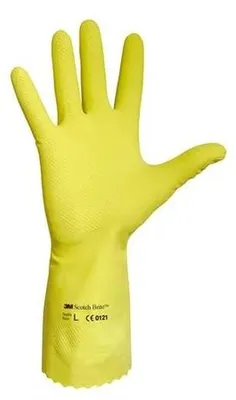Obrázek produktu pro Latexové rukavice, žluté, velikost: 8