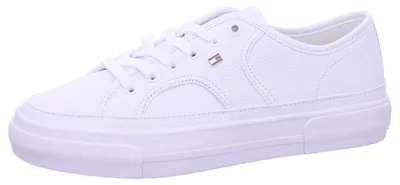 Produktbild von Tommy Hilfiger 8721386407727, Weiblich, Erwachsener, Modische Sneakers, Weiß, Schnürverschluss, Rundzeh