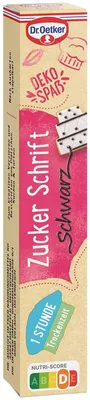 Image de Oetker écriture en sucre noir 0,025Kg