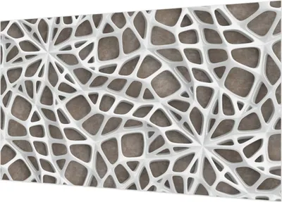 Produktbild von Selbstklebende Fototapete - Wandbilder für Wohnzimmer - 416x254 - Dekorative Wandfolie - Modernes Design für Wanddekoration - Tapeten für Innenräume - Geometrisches Netzwerk