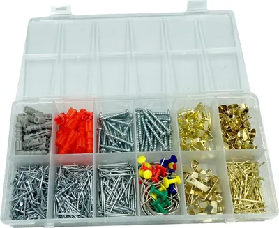Productafbeelding van Set bevestigingsmaterialen (schroeven, pennen, etc.), 700-delig.