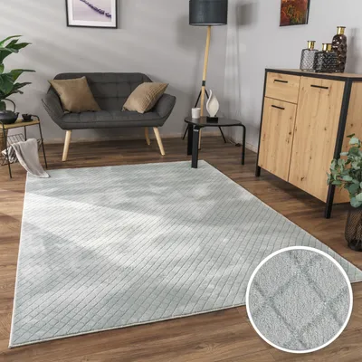 Image de Tapis Salon Chambre à coucher Poils courts Design bohème scandinave Géométrique Dimensions 60 x 100 cm