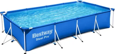 Produktbild von Bestway 56424 Prostokątny basen naziemny Steel Pro 400x211x81 cm