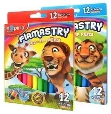 Produktbild von Filzstifte, 12 Farben – InSpiria