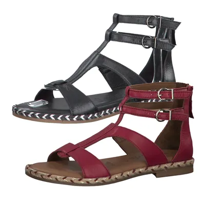 Produktbild von Tamaris 1-28168-24 Damen Sandalen geschlossene Ferse T-Steg, Größe:37 EU, Farbe:Rot