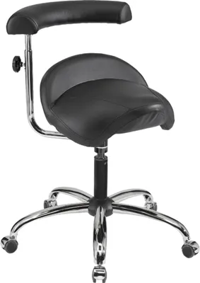 Produktbild von Meychair Hocker 9701 A20-53-TR-Comfort-KL4 Rollen Arm sw