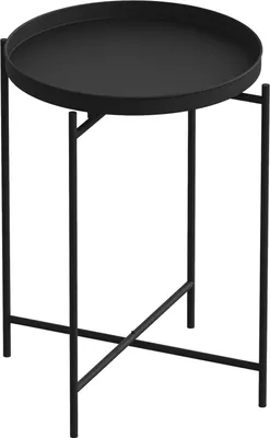 Immagine prodotto di Tavolino in metallo "Sheby" 46 x 46 x 56 cm - Nero