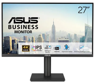 Produktbild von ASUS VA27UCPS, 68,6 cm (27"), 3840 x 2160 Pixel, 4K Ultra HD, LCD, 5 ms, Schwarz